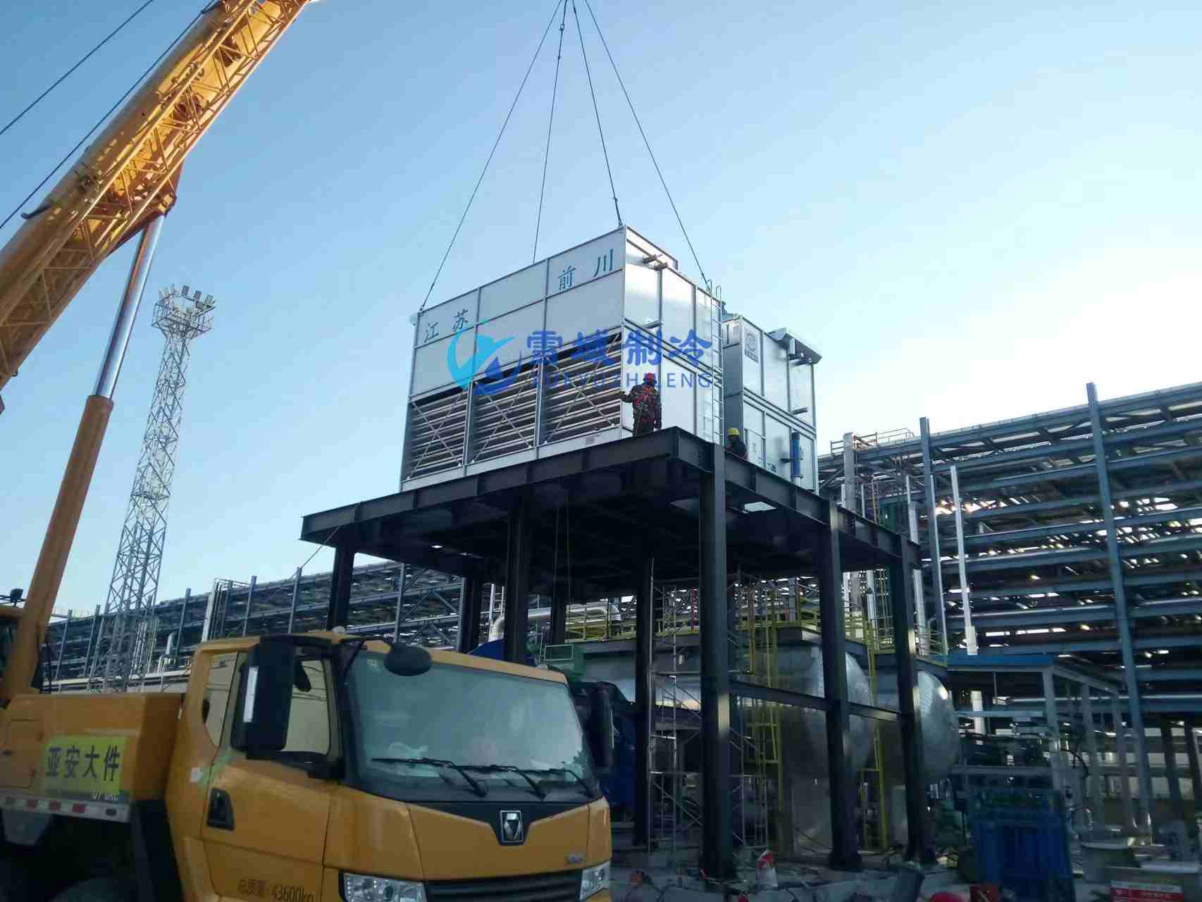 大型防爆冰水冷凍機組安裝